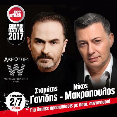 Σταμάτης Γονίδης – Νίκος Μακρόπουλος στο Ακρωτήρι W